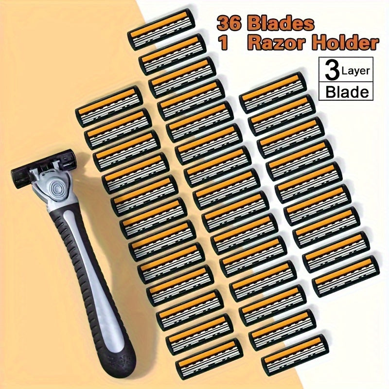 Triple Stainless Steel Hair Removal Razor Blades