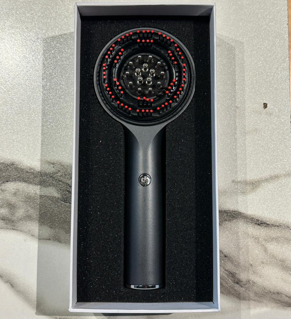 Electric Scalp Massage Comb ā With Vibration & LED Therapy Rechargeable