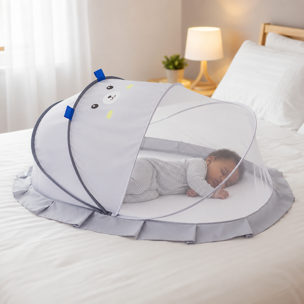 Travel-Friendly Foldable Baby Mosquito Net – Suitable for up to 2.5 years baby