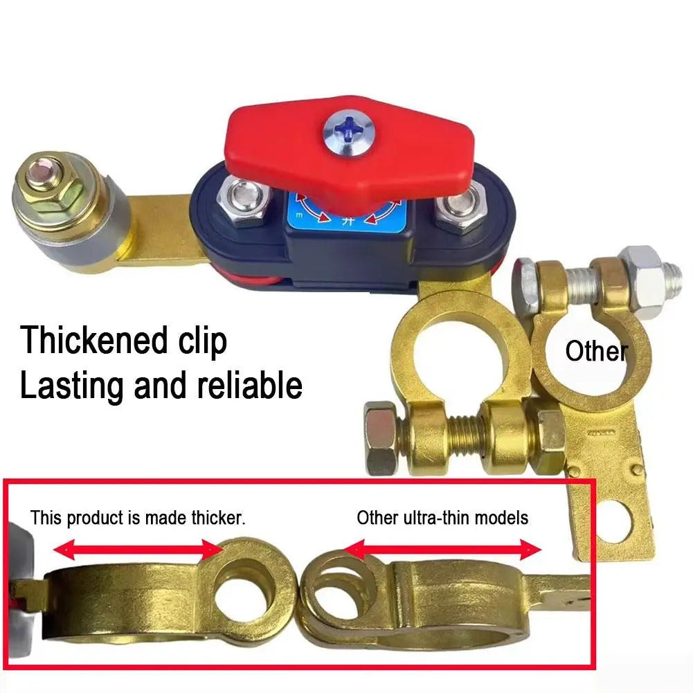 Universal Car Battery Disconnect Switch with Pure Copper Terminal ā Safe Power Cut-Off for Vehicles