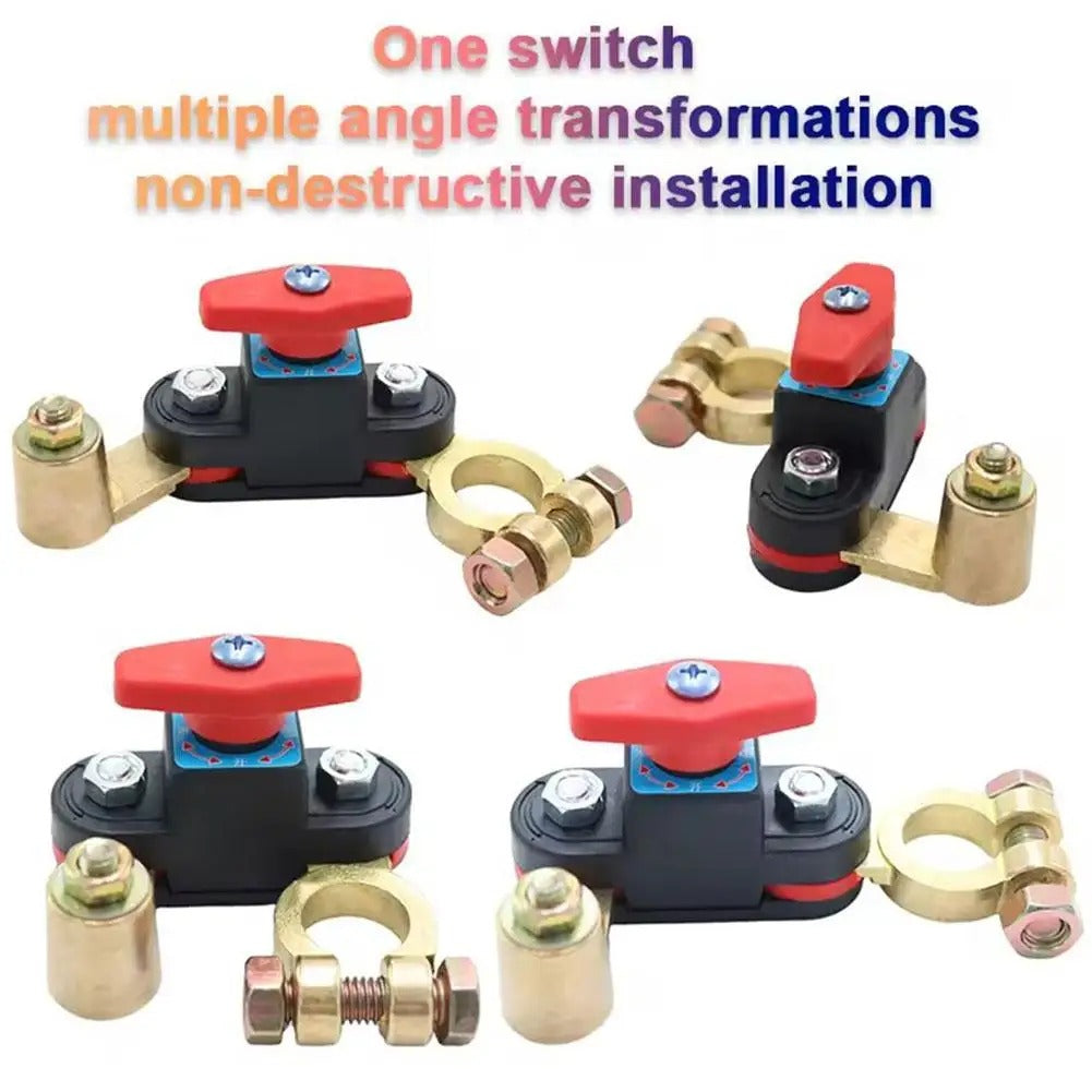 Universal Car Battery Disconnect Switch with Pure Copper Terminal ā Safe Power Cut-Off for Vehicles