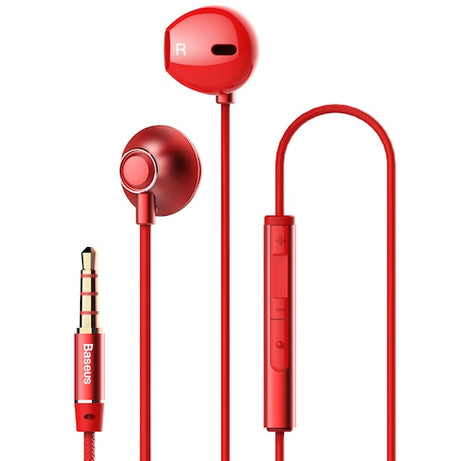 Baseus H06 3.5 mm 6D Microphoe Stereo In-ear Earphone Wired Headphones