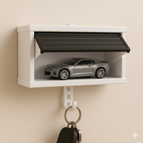 Car Garage Key Holder with Opening Door