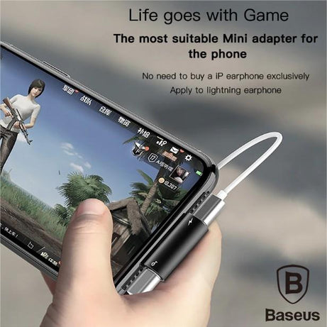Baseus 3 in 1 Charging+Music+Calling  Lightning iPhone male to Dual iPhone Female adopter
