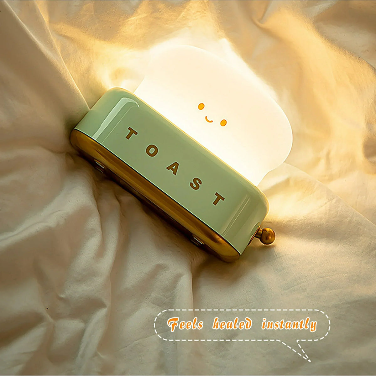 Smiley Toaster Table Decor Night Lamp