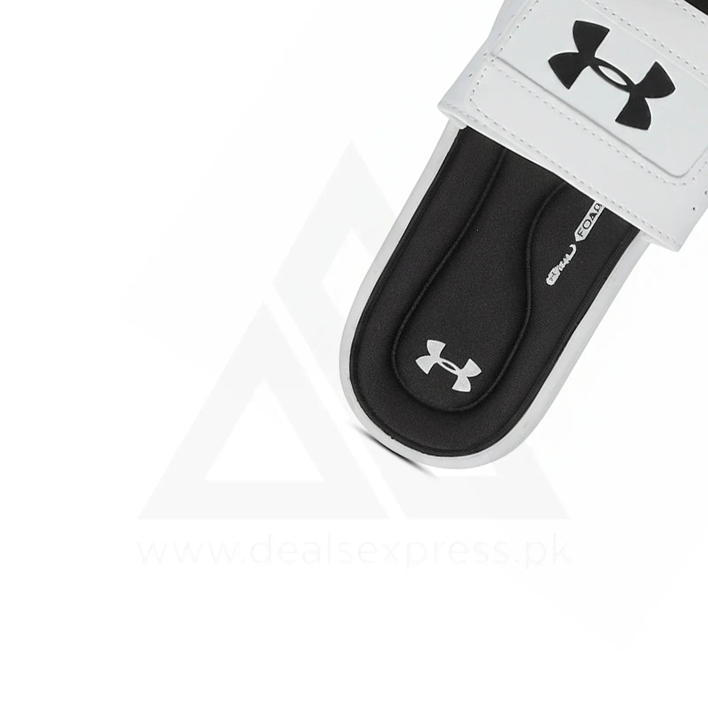 UA Foambed Adjust Slide - White Duo