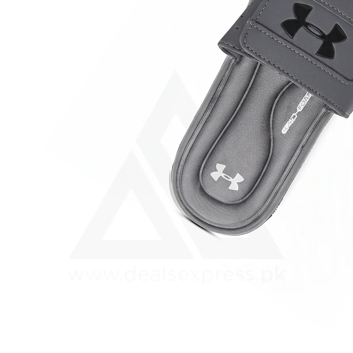 UA Foambed Adjust Slide - Grey