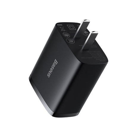Baseus Charger 17W 3 Usb Output Black US Plug CCXJ020001