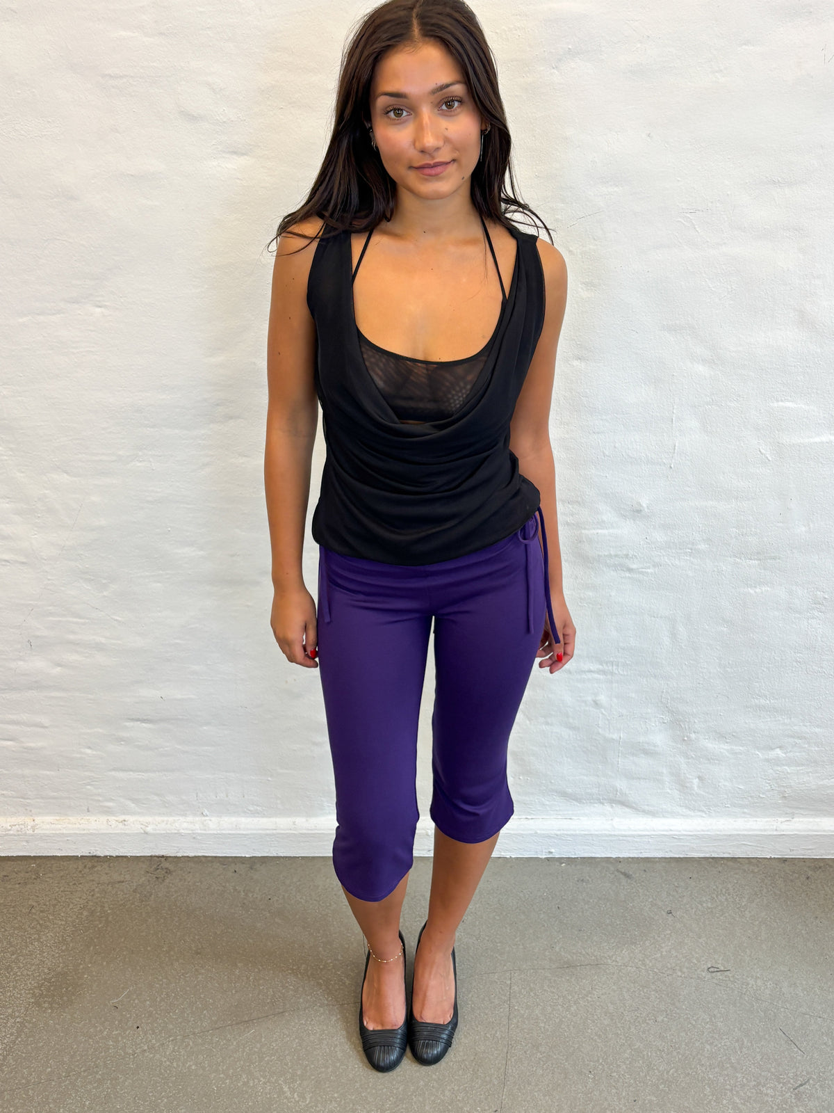 ALBA TOP W BRA BLACK