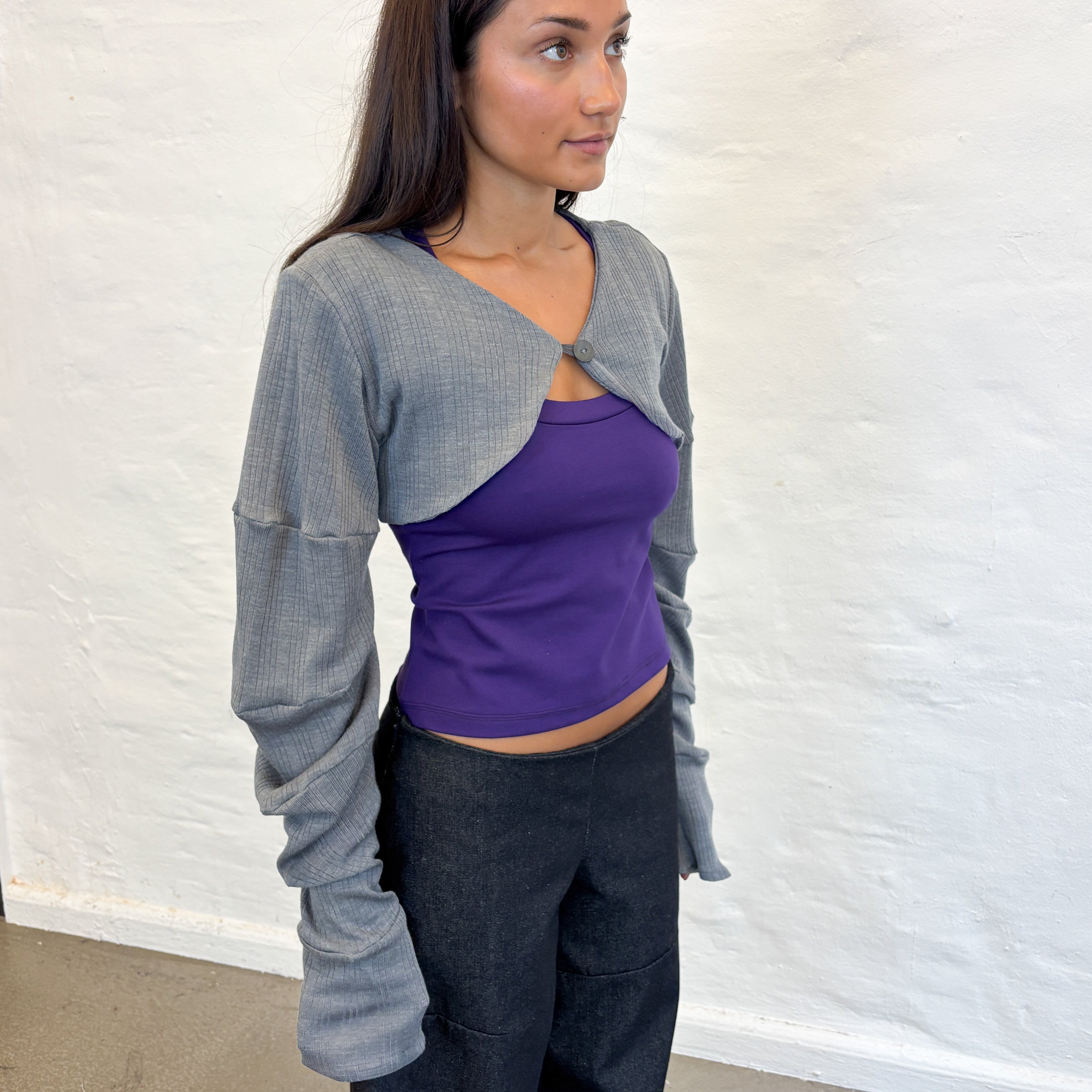 BOLERO GREY MERINO