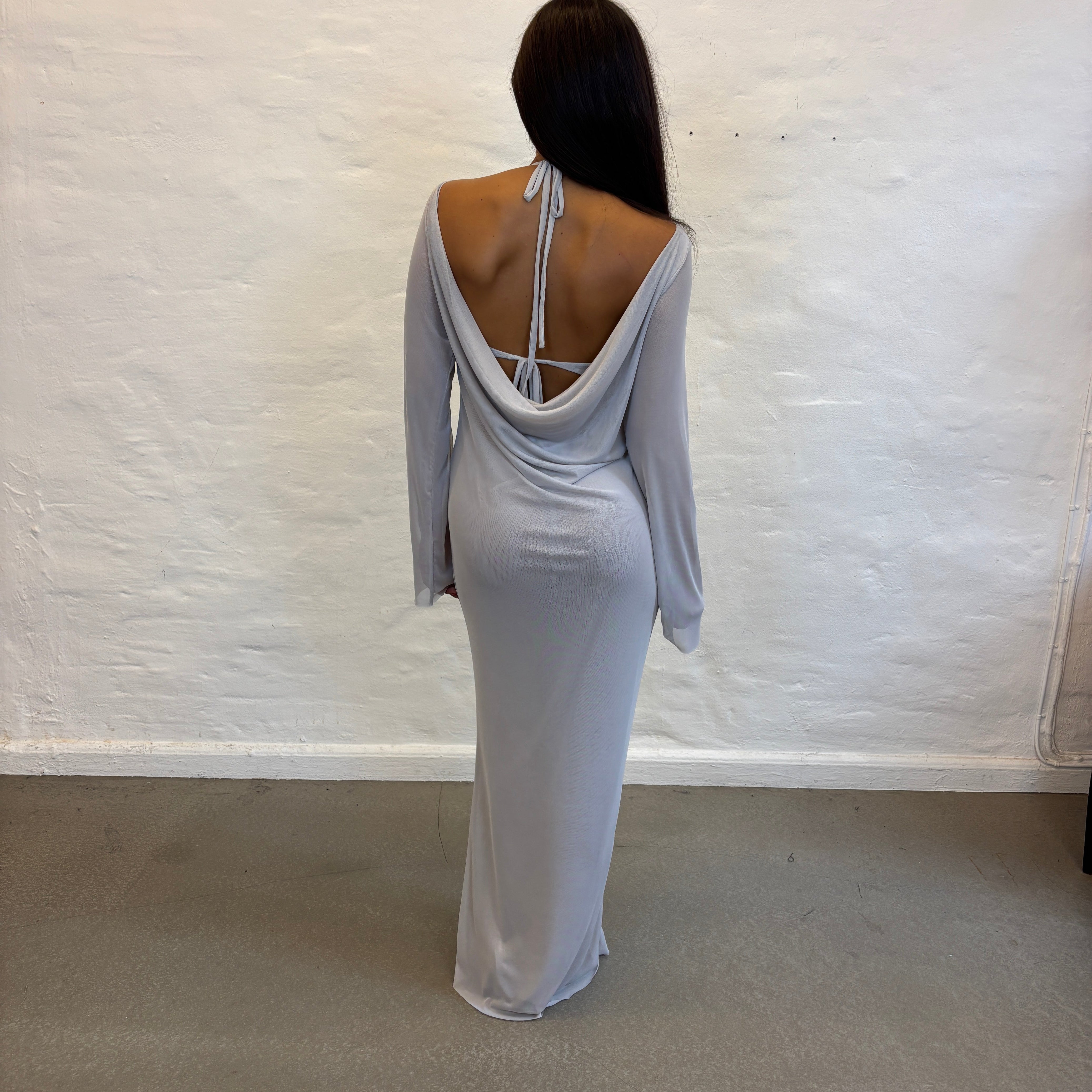 ALBA DRESS W BRA LIGHT GREY