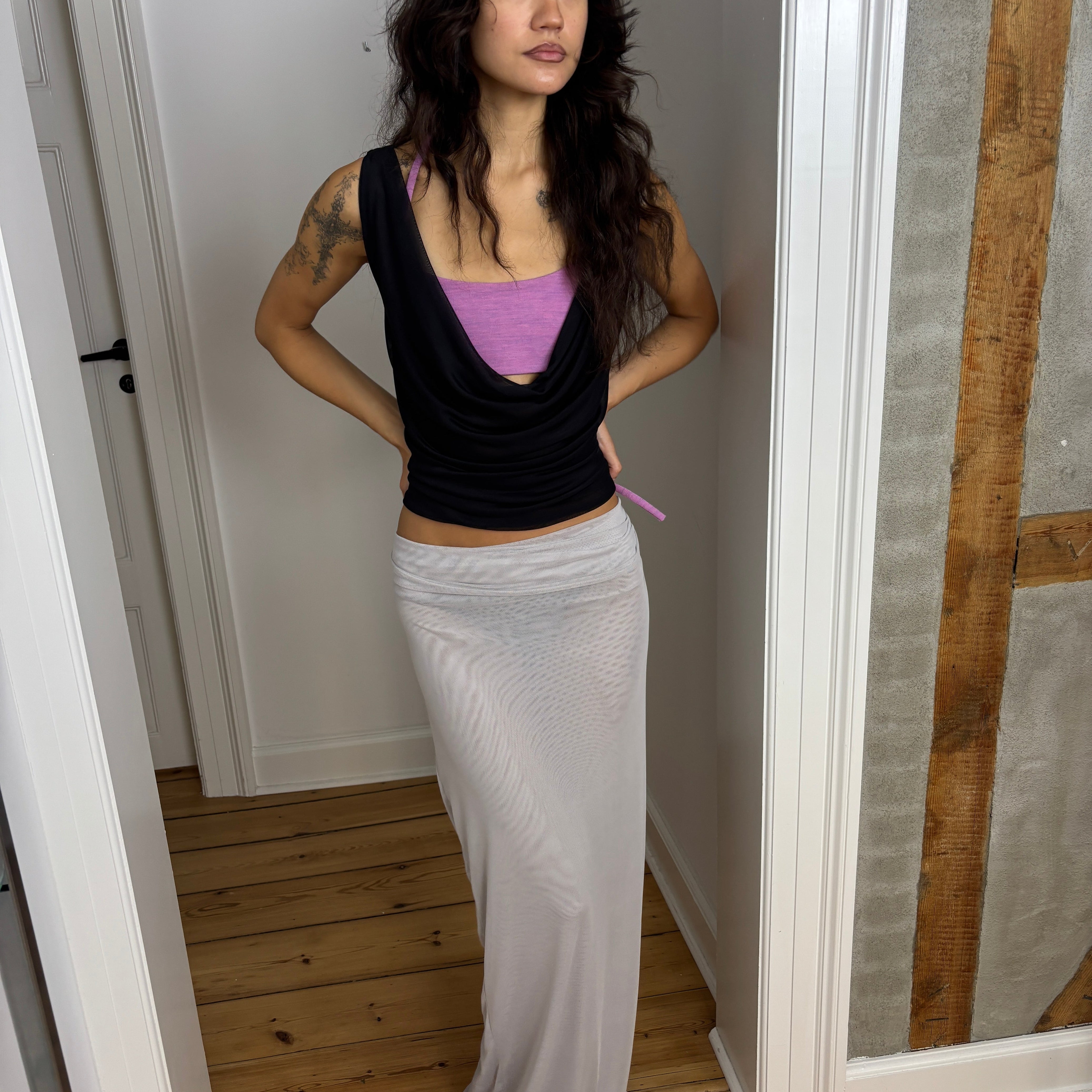 ALBA TOP W BRA BLACK