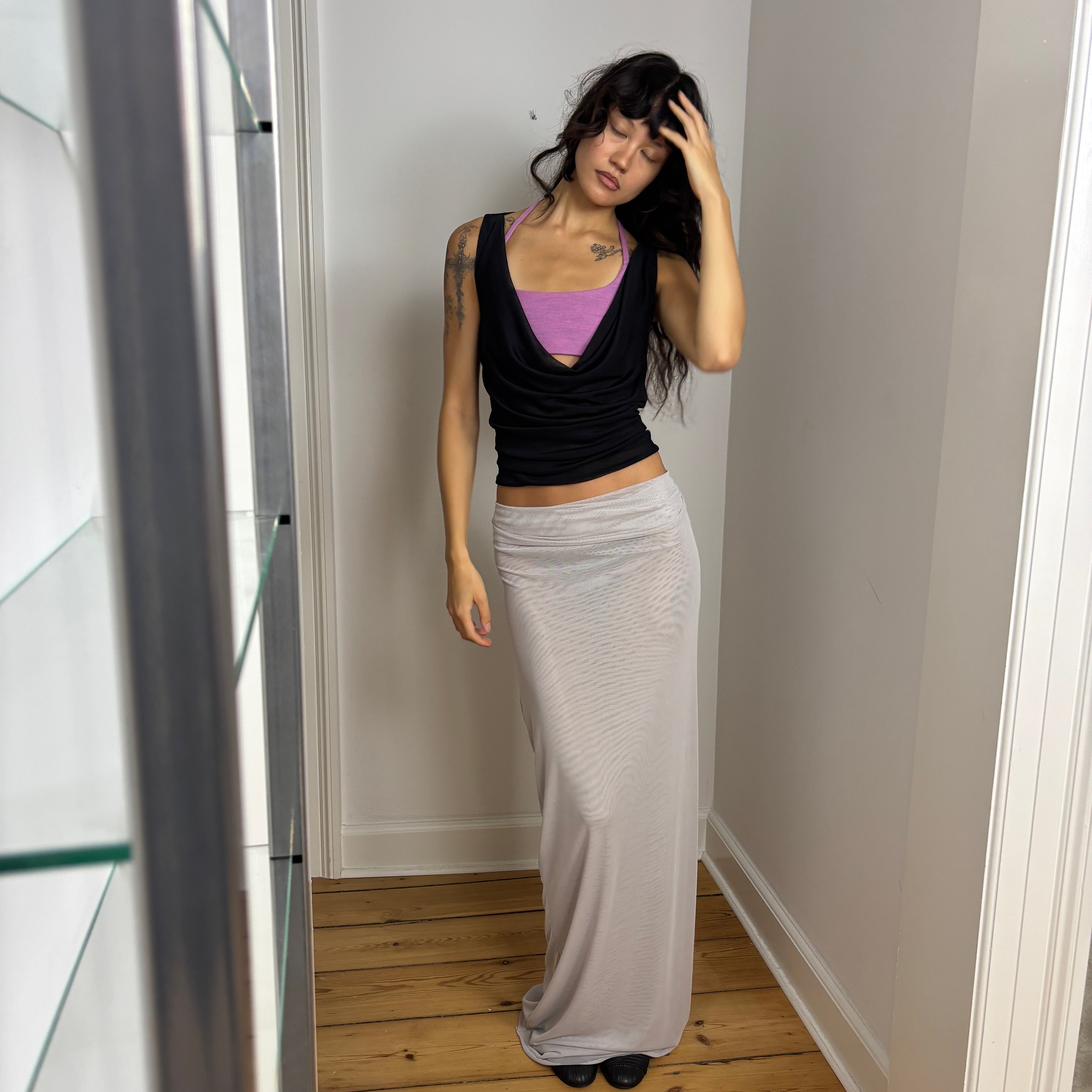 ALBA TOP W BRA BLACK