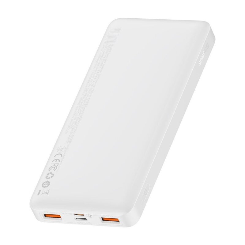 Baseus Bipow Digital Display 20W 10000mAh Power Bank White (PPDML-L02)