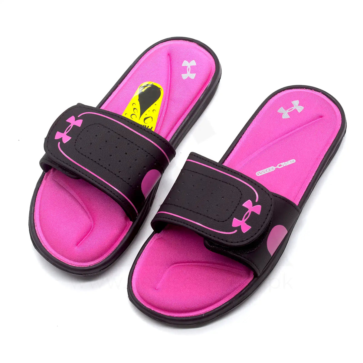 Ua Foambed Adjust Slide V2 - Black Pink