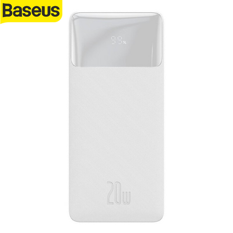 Baseus Bipow Digital Display 20W 10000mAh Power Bank White (PPDML-L02)
