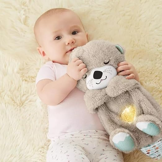 Breathing Otter Plush Soft Toy - Teddy bear
