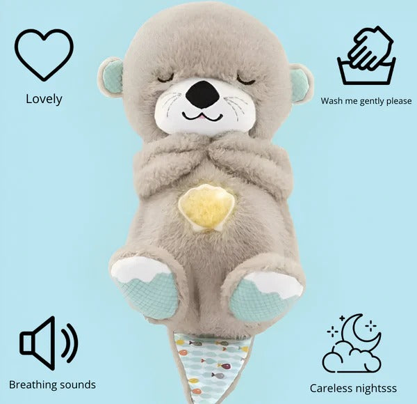 Breathing Otter Plush Soft Toy - Teddy bear