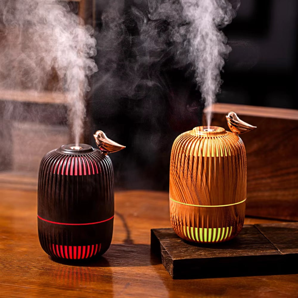 Bird Design Air Humidifier E350- Quiet & Efficient with LED Lights (Free 10ml Oil Fragrance)