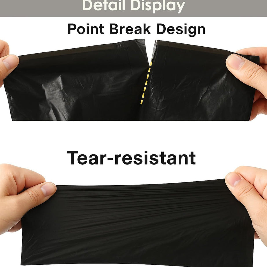 Pack of 5 pcs Mini Trash Bags for Car (60 Bags/Roll)