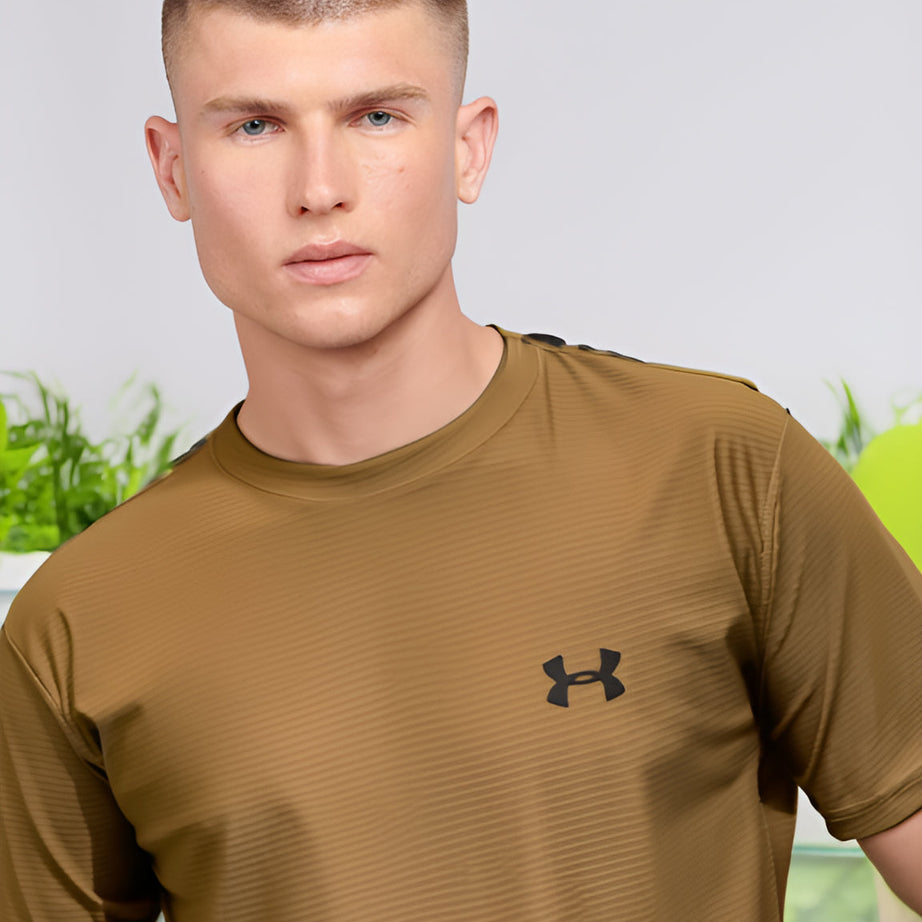 UA Drifit Tee - Brown