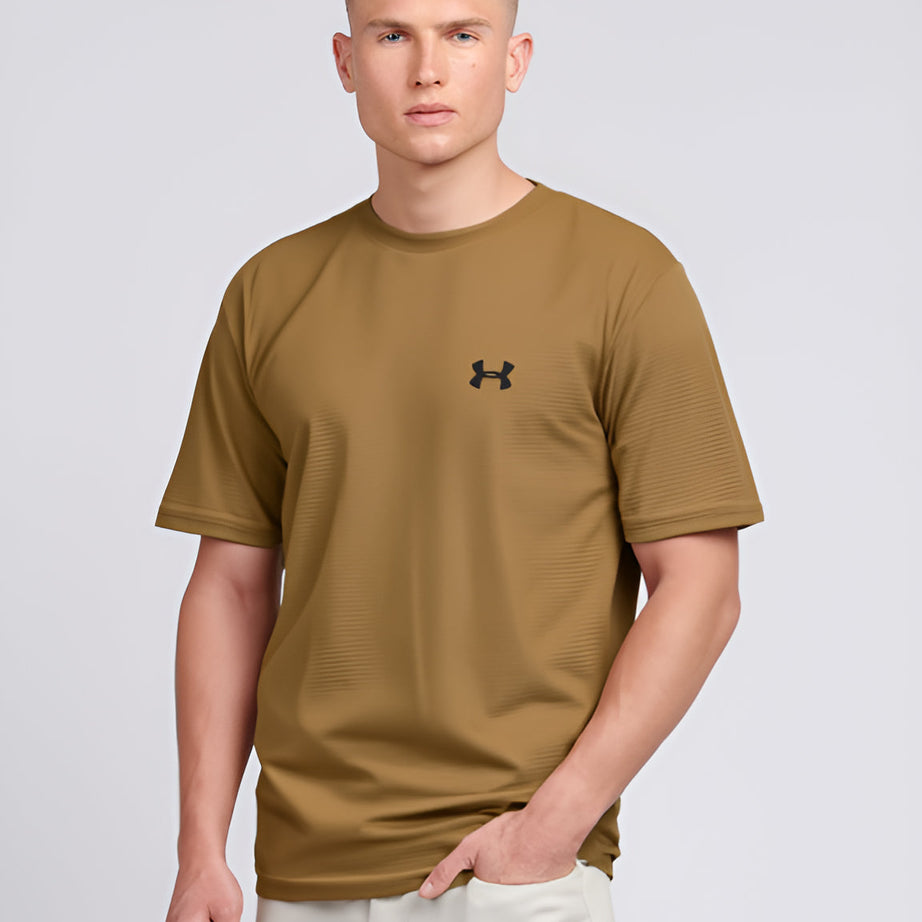 UA Drifit Tee - Brown
